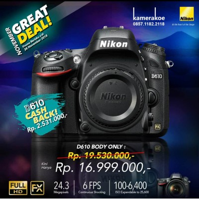 Nikon D610 Body 