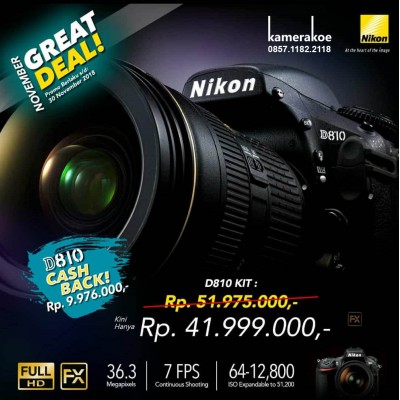 Nikon D810 Kit AF-S VR 24-120mm f/4G ED