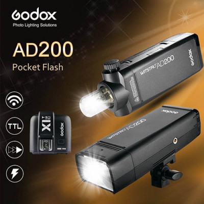 Godox Witstro AD200 TTL Pocket Flash Kit